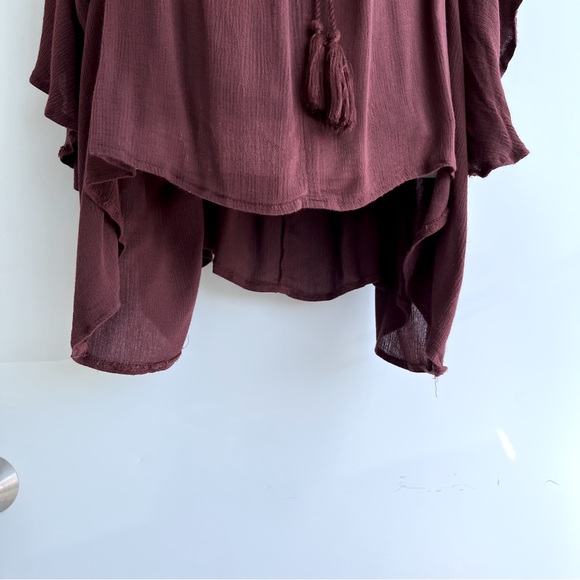 Sans Souci Gauzy Boho Top Size Large - Picture 4 of 7